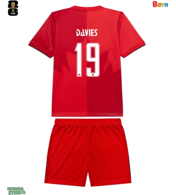 Canada Alphonso Davies #19 Replika Babytøj Hjemmebanesæt Børn VM 2026 Kortærmet (+ Korte bukser)